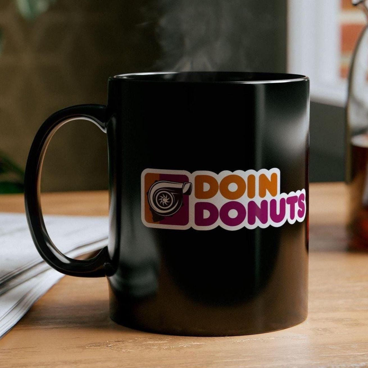 Doin Donuts Coffee Mug | Drifting Car Enthusiast Gift