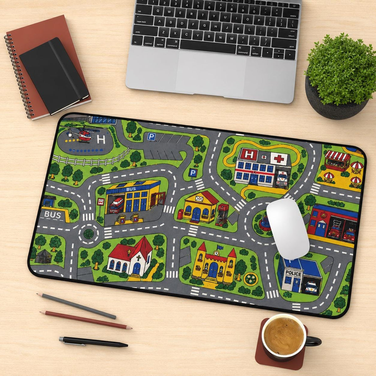 City Carpet Desk Mat