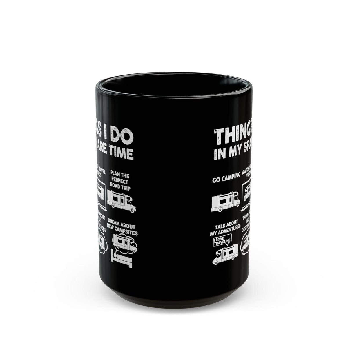 Camper Life Things I Do Mug | Funny RV Coffee Cup Gift