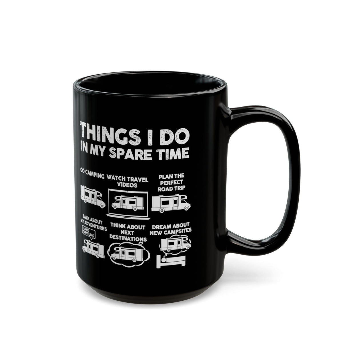 Camper Life Things I Do Mug | Funny RV Coffee Cup Gift