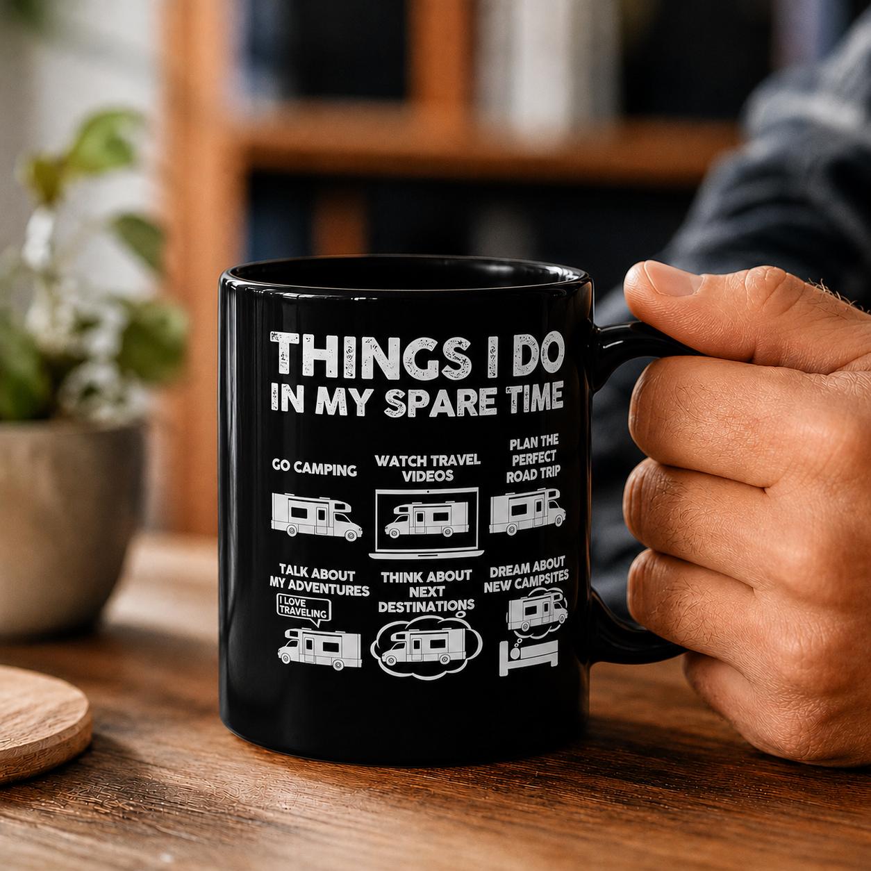 Camper Life Things I Do Mug