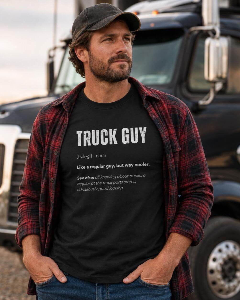 Truck Guy Definition T-Shirt - lifestyle photo