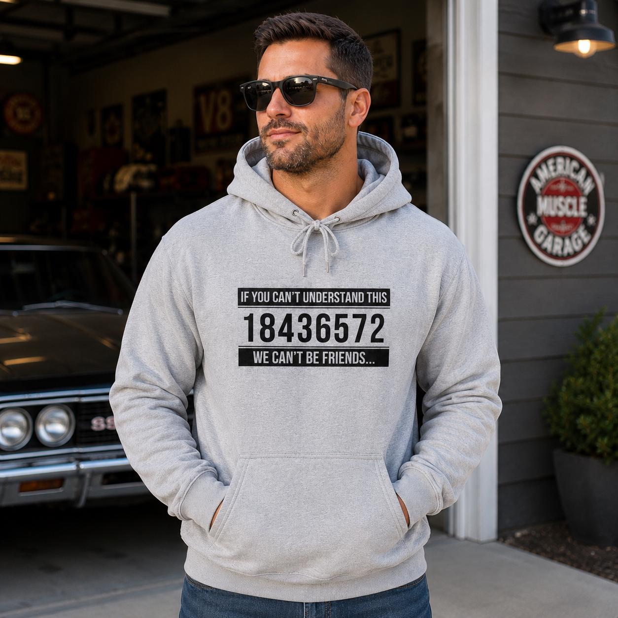 V8 Firing Order Hoodie | Muscle Car Gearhead Pullover