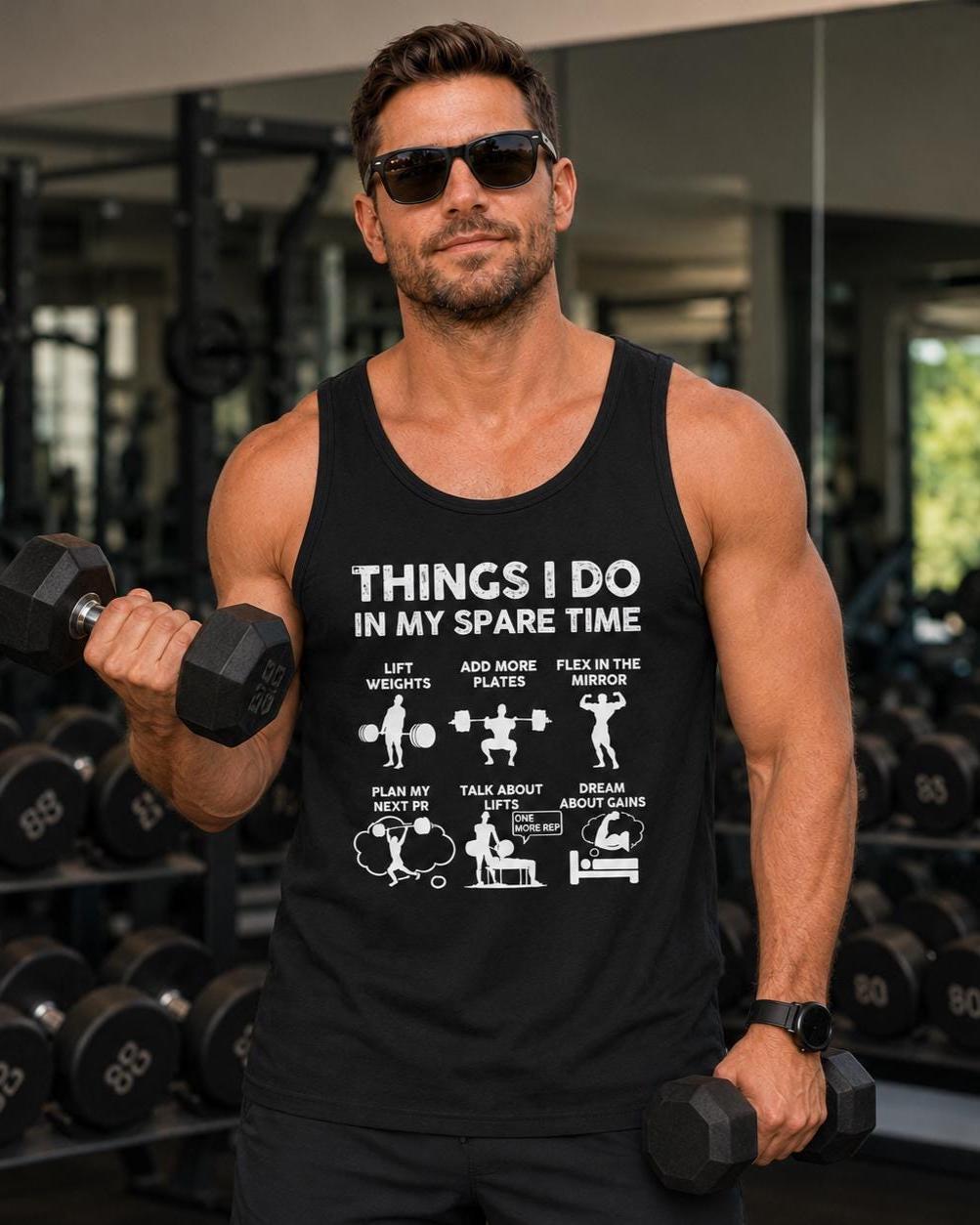 Things I Do In My Spare Time Gym Tank