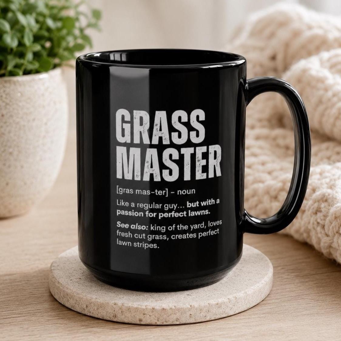Grass Master Definition Mug