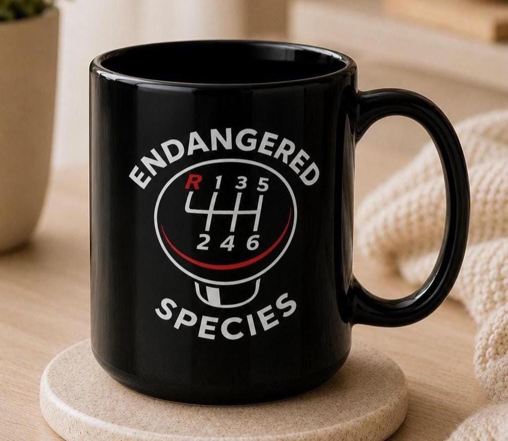 Endangered Species Stick Shift Mug