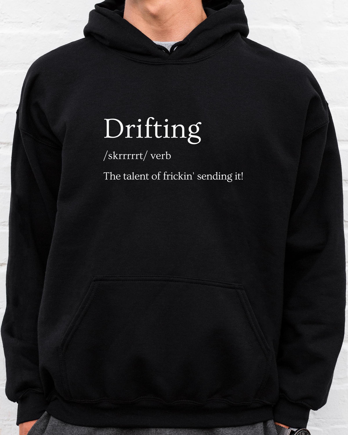 Drifting Definition hoodie - lifestyle photo