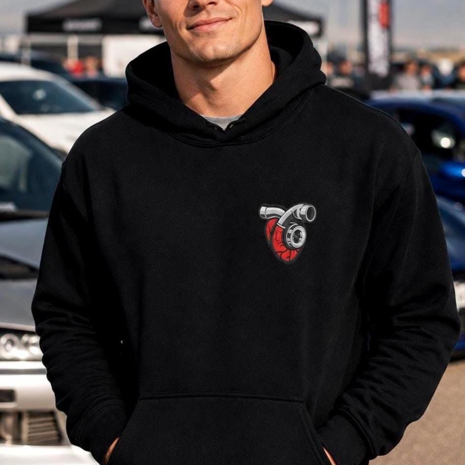 Boost Heart hoodie - lifestyle photo