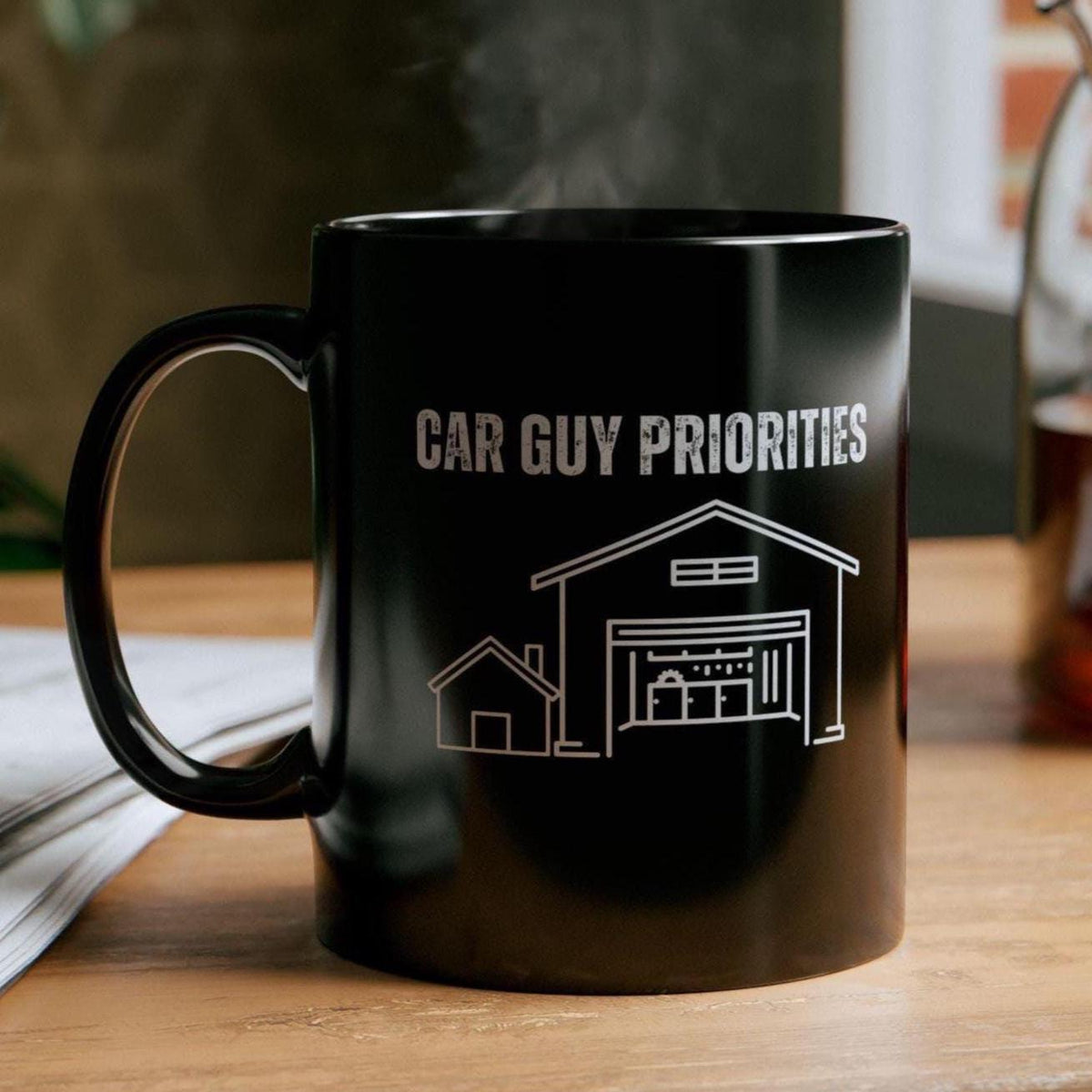 Car Guy Priorities Coffee Mug | Funny Car Enthusiast Gift