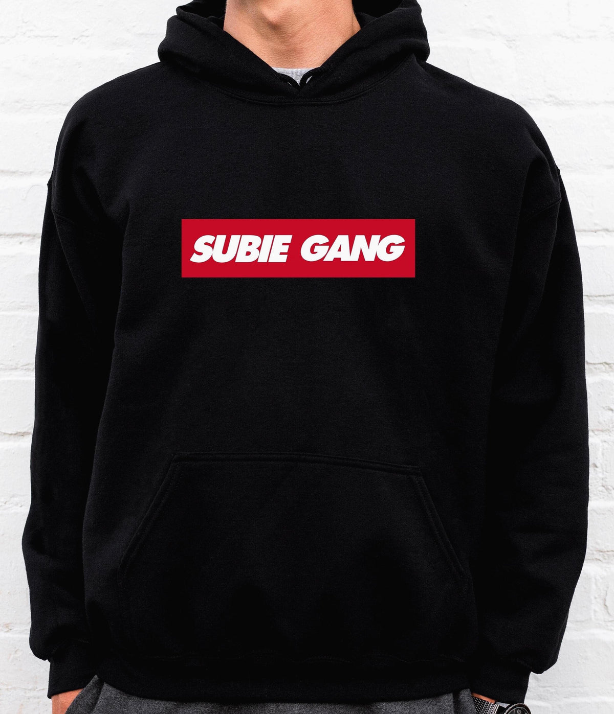 Subie Gang hoodie - lifestyle photo
