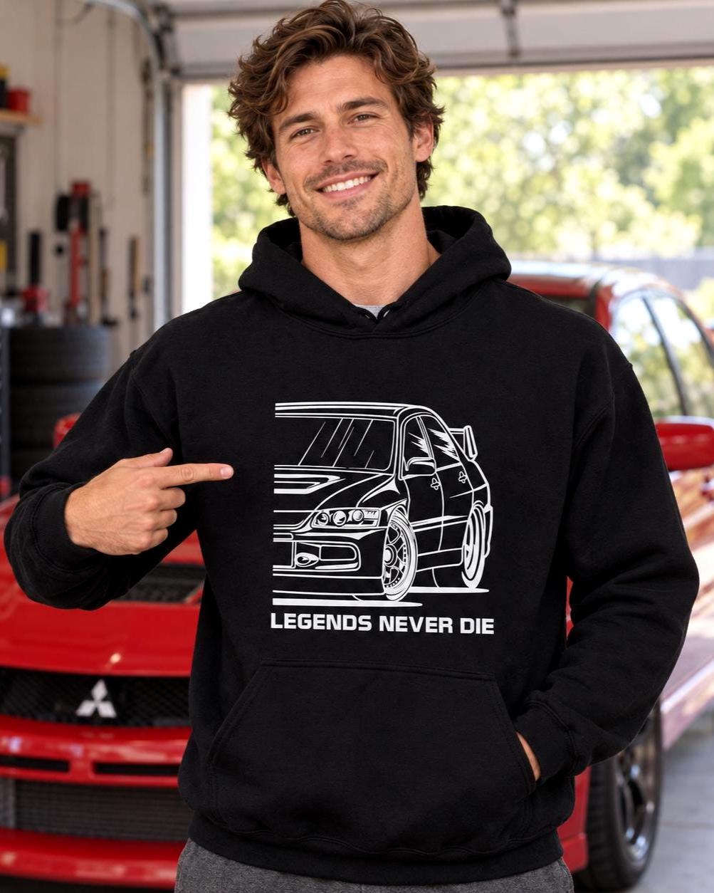 Legends Never Die Hoodie - lifestyle photo