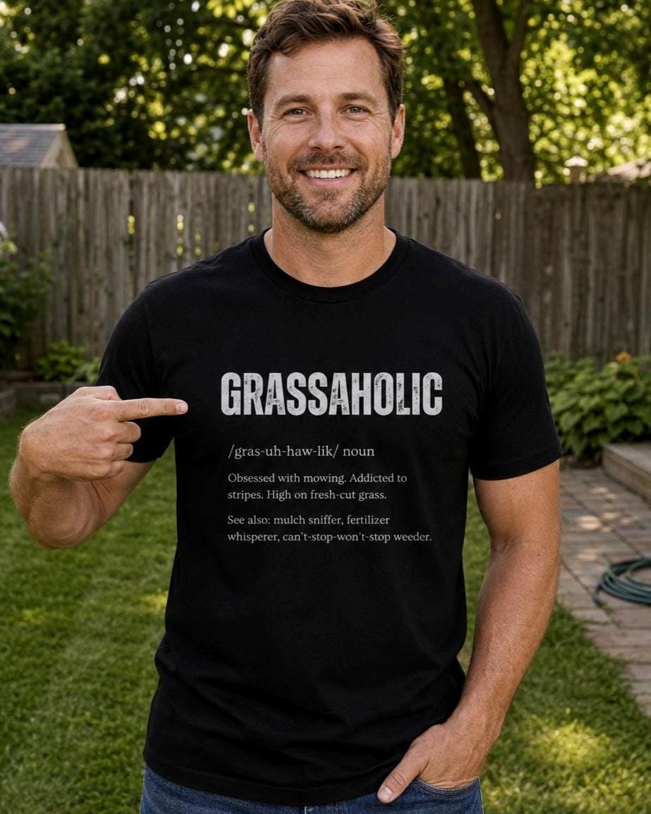 Grassaholic T-Shirt - lifestyle photo