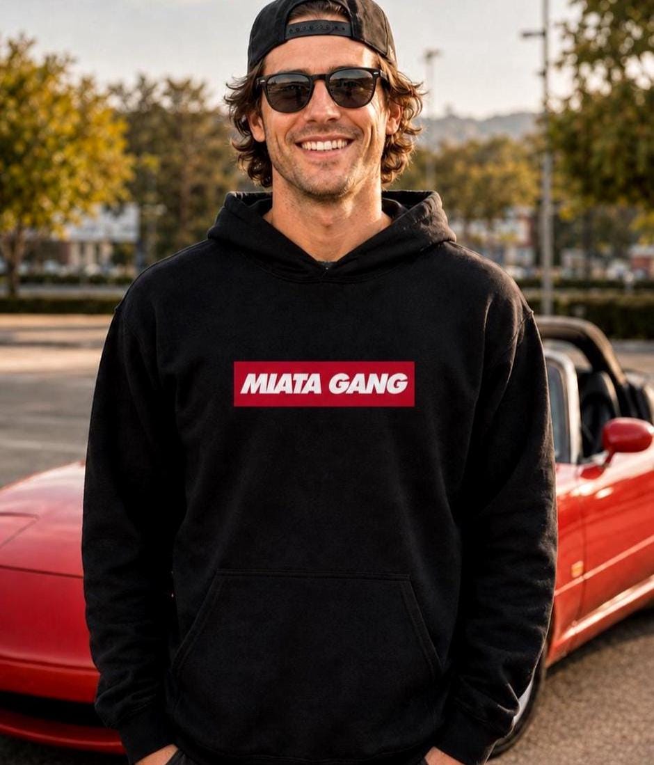 Miata Gang JDM Roadster Car Hoodie