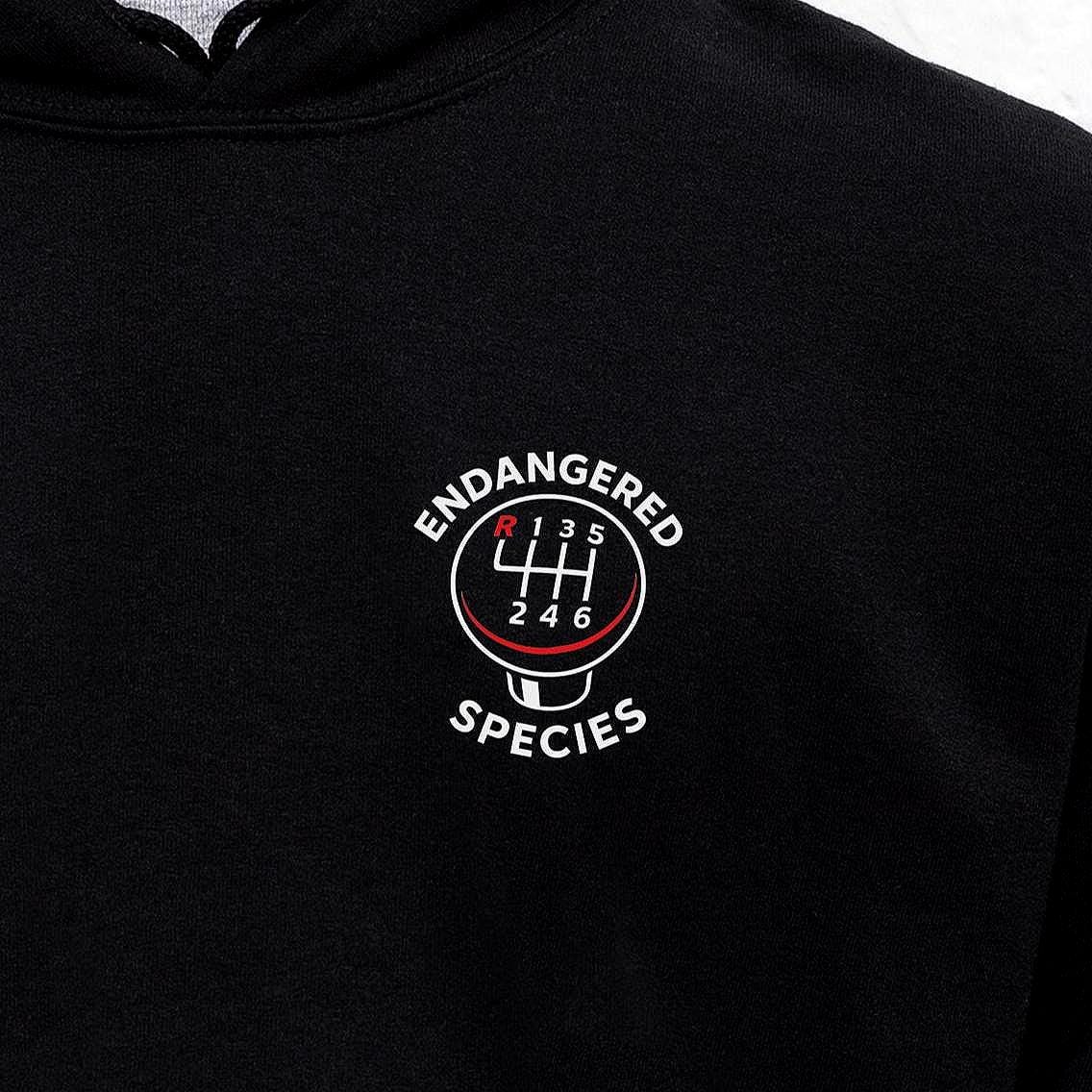 Endangered Species Stick Shift Hoodie | Manual Driver Car Gift