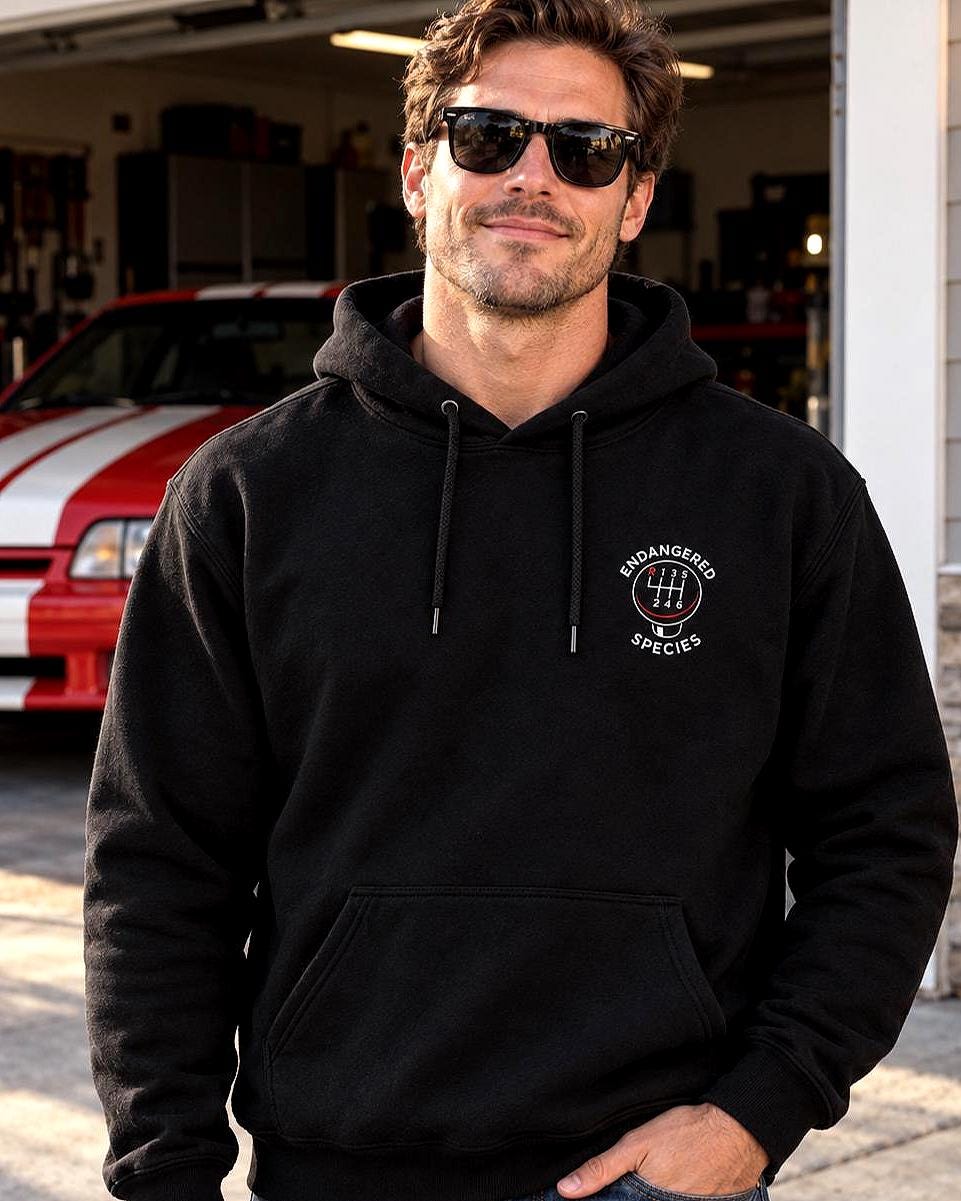 Endangered Species Stick Shift Hoodie