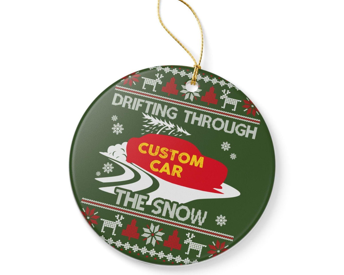 Personalized truck ornament, custom truck silhouette Christmas keepsake photo 10
