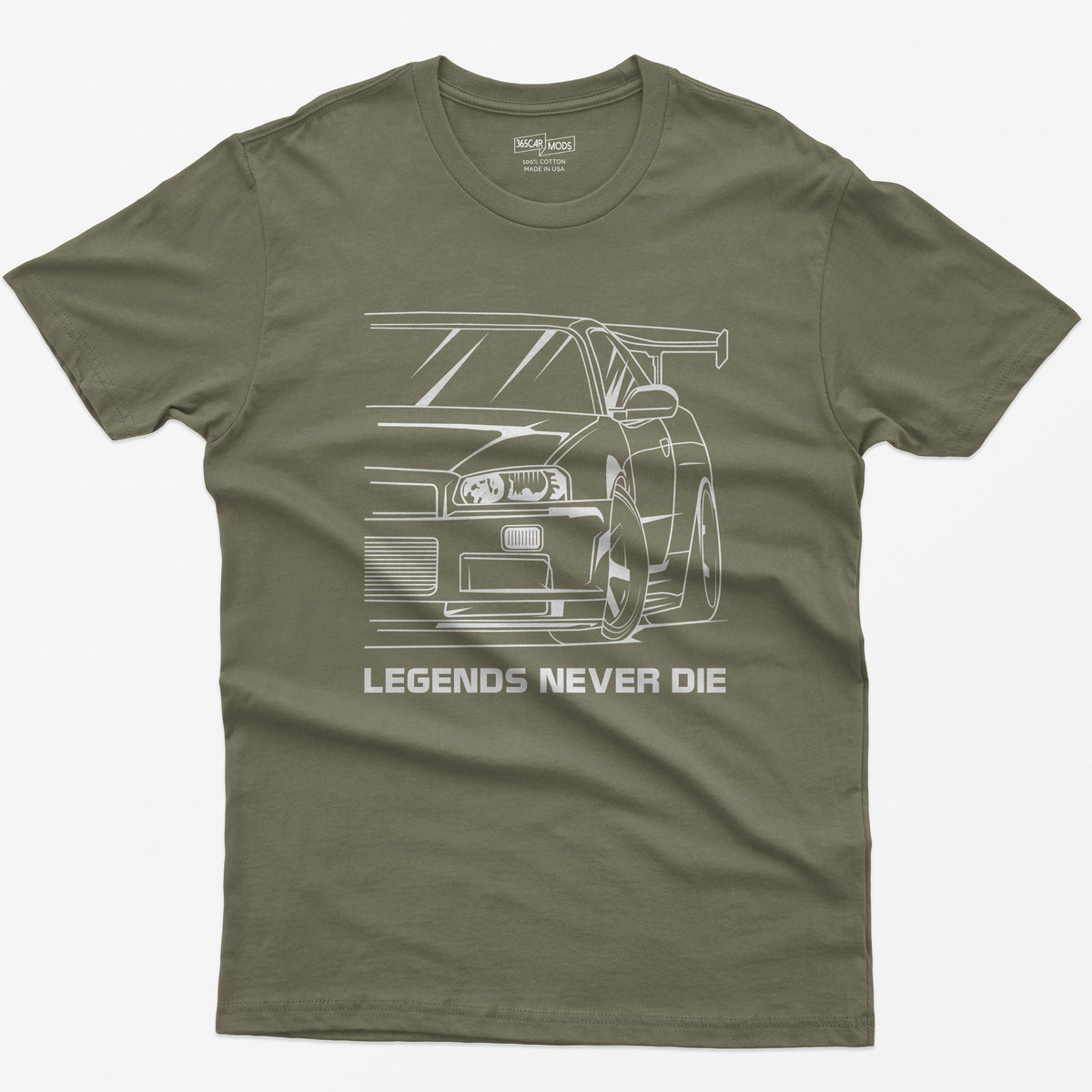 JDM Legend T-Shirt - Heather Olive