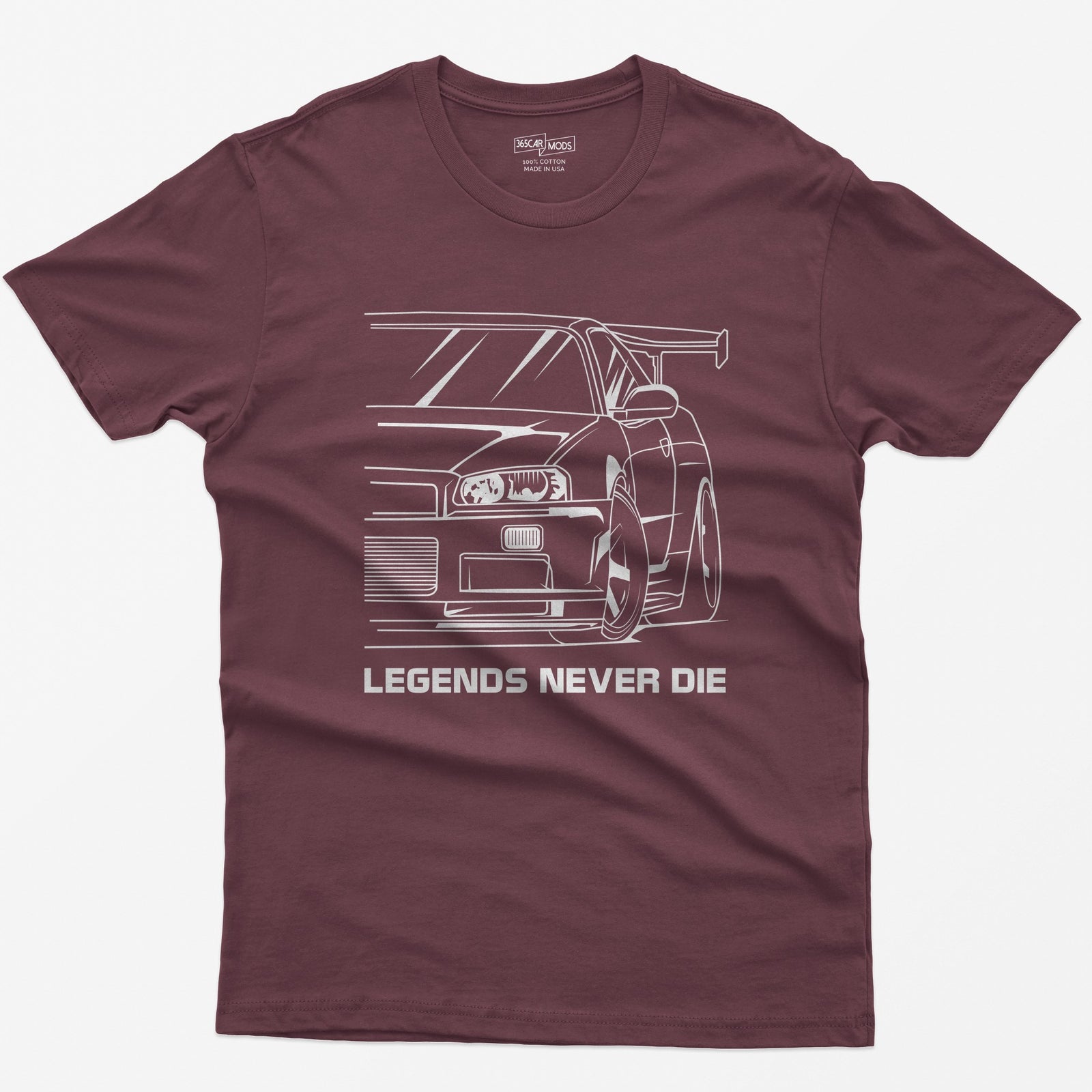 JDM Legend T-Shirt - Maroon