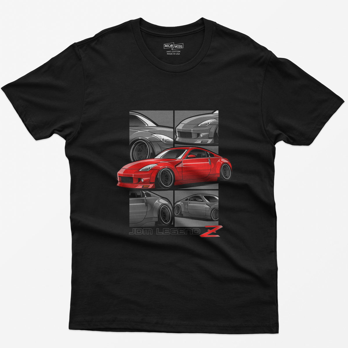 Z33 JDM Sports Car T-Shirt - Black