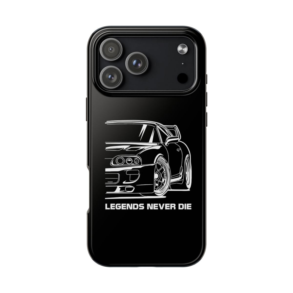 JDM Legends Never Die Phone Case - iPhone 18 Pro Max tough phone case, back view