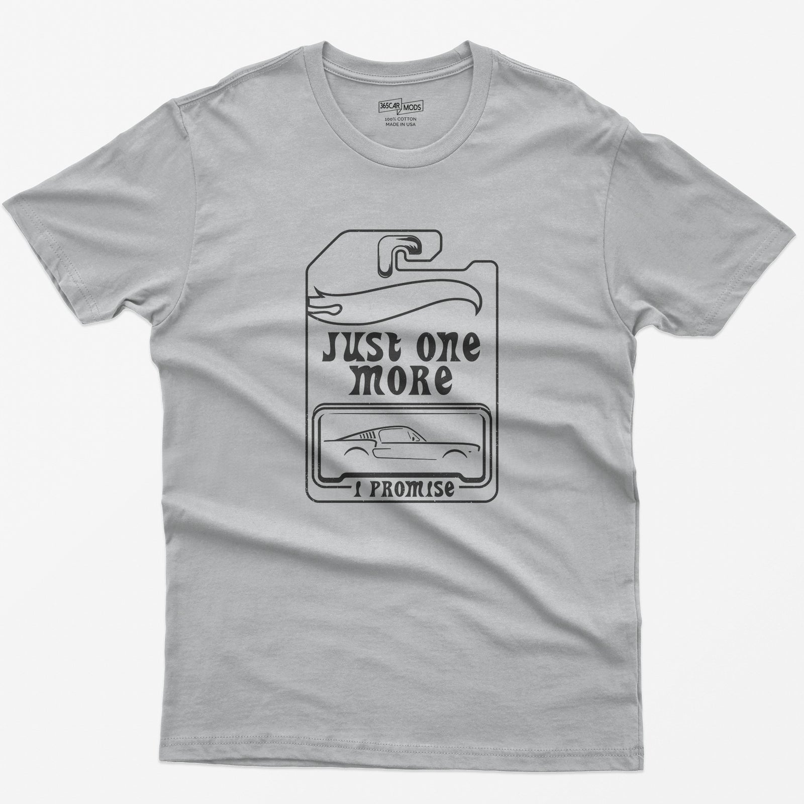 Just One More Car T-Shirt - Sport Grey