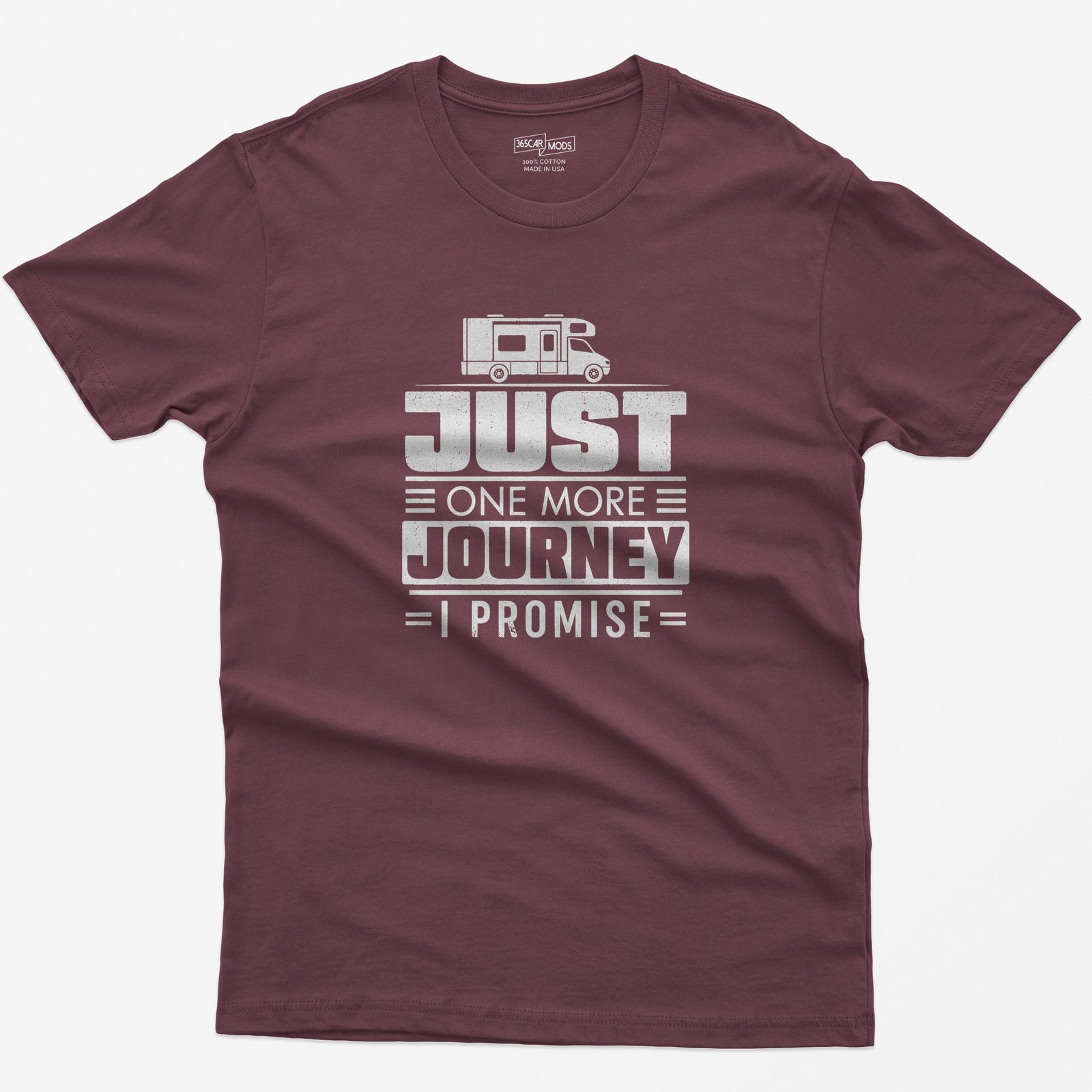 Just One More Journey T-Shirt - Maroon
