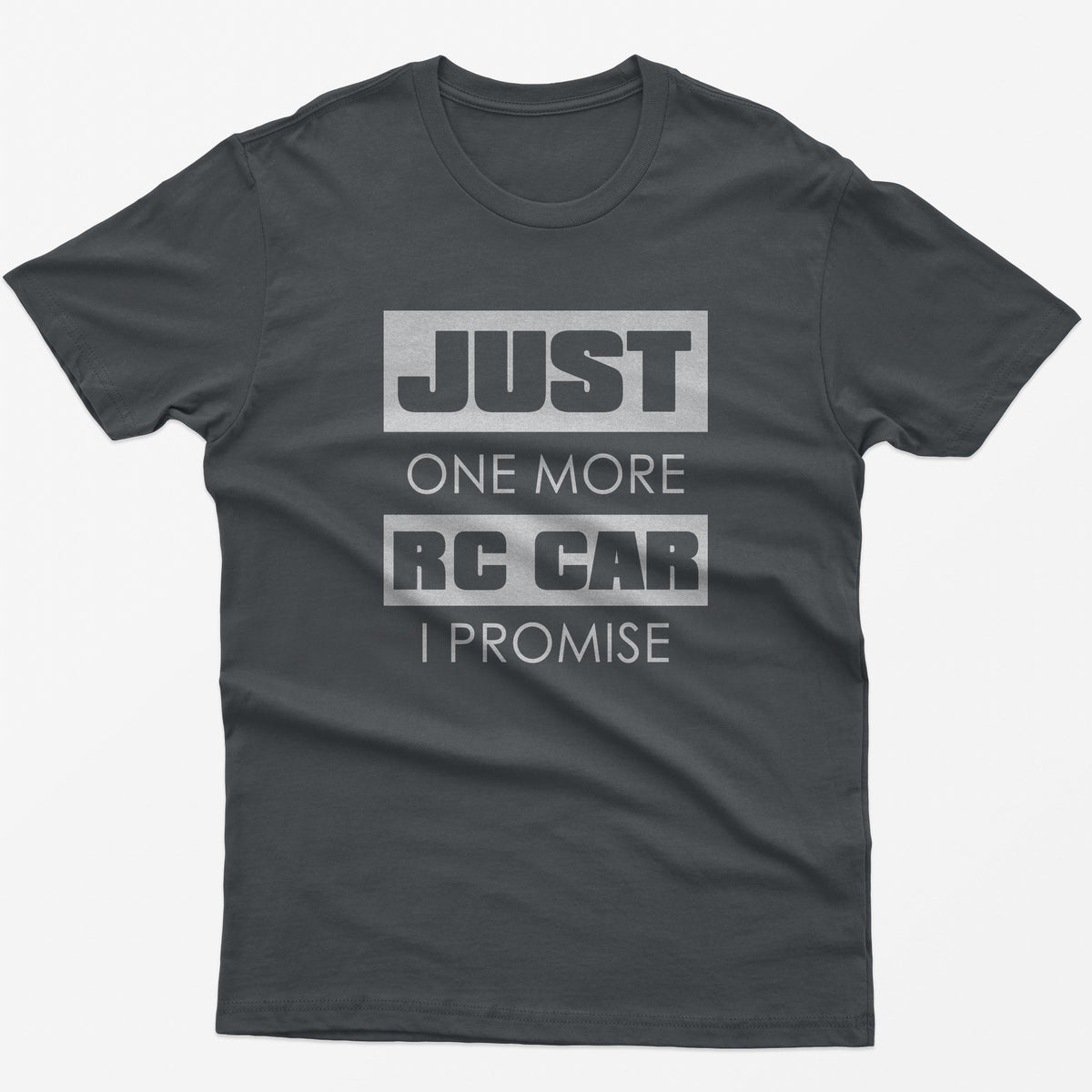 Just One More RC Car I Promise T-Shirt in Charcoal