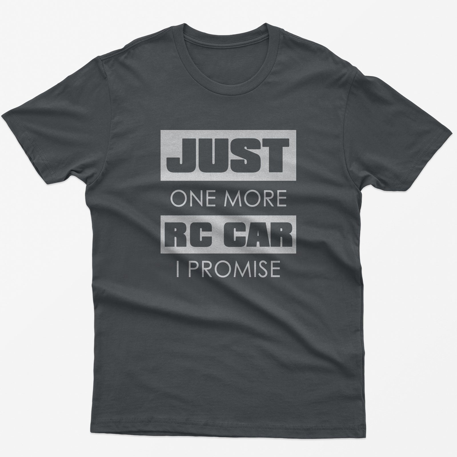 Just One More RC Car I Promise T-Shirt in Charcoal