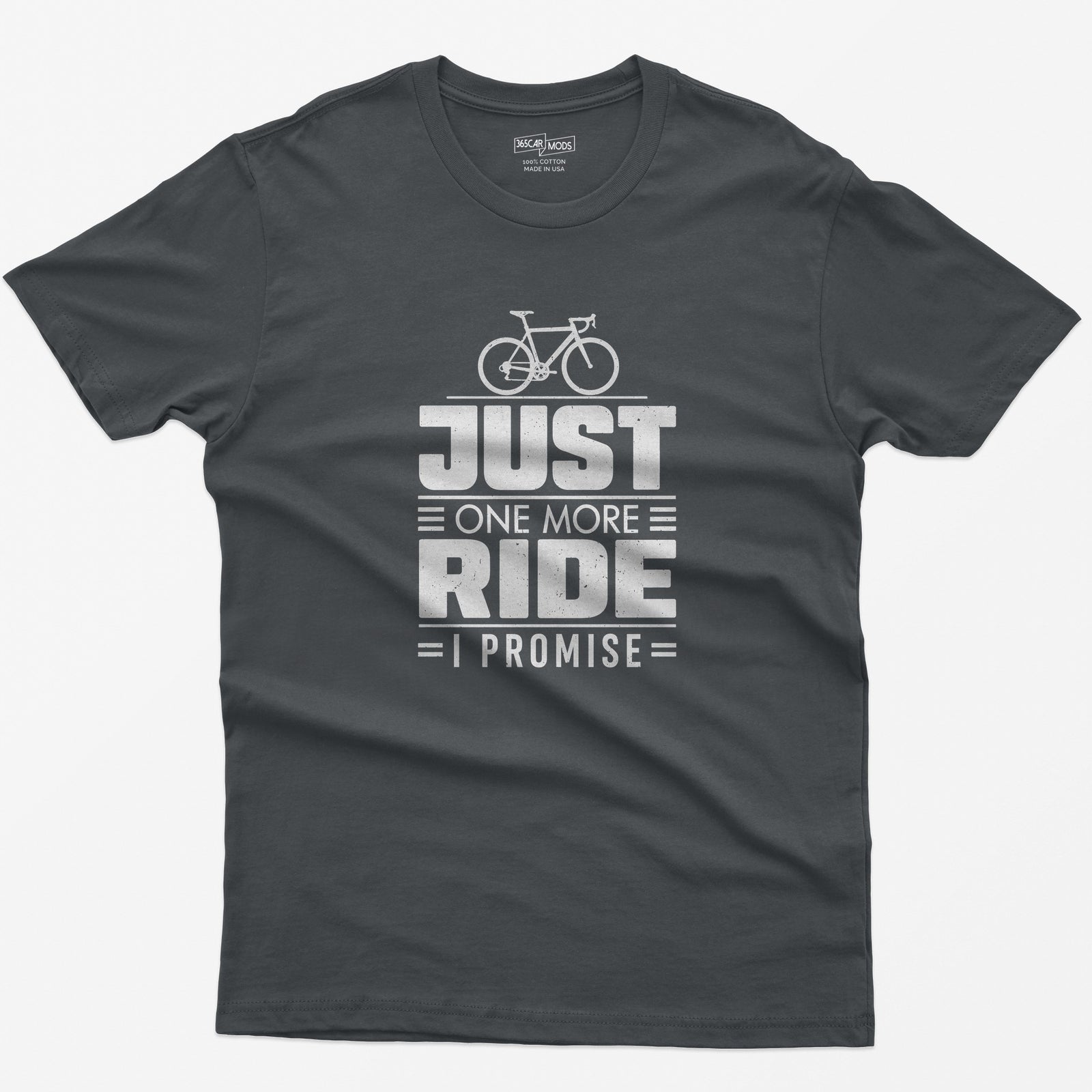 Just One More Ride T-Shirt - Charcoal