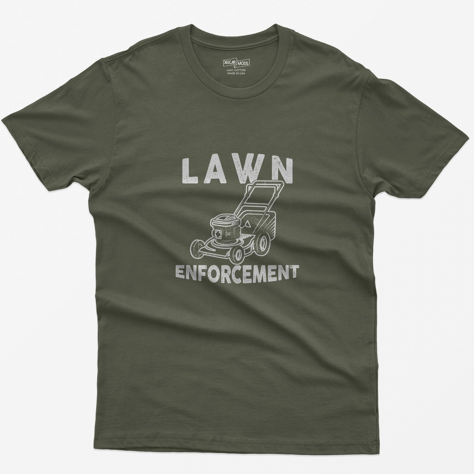 Lawn Enforcement T-Shirt - Military Green