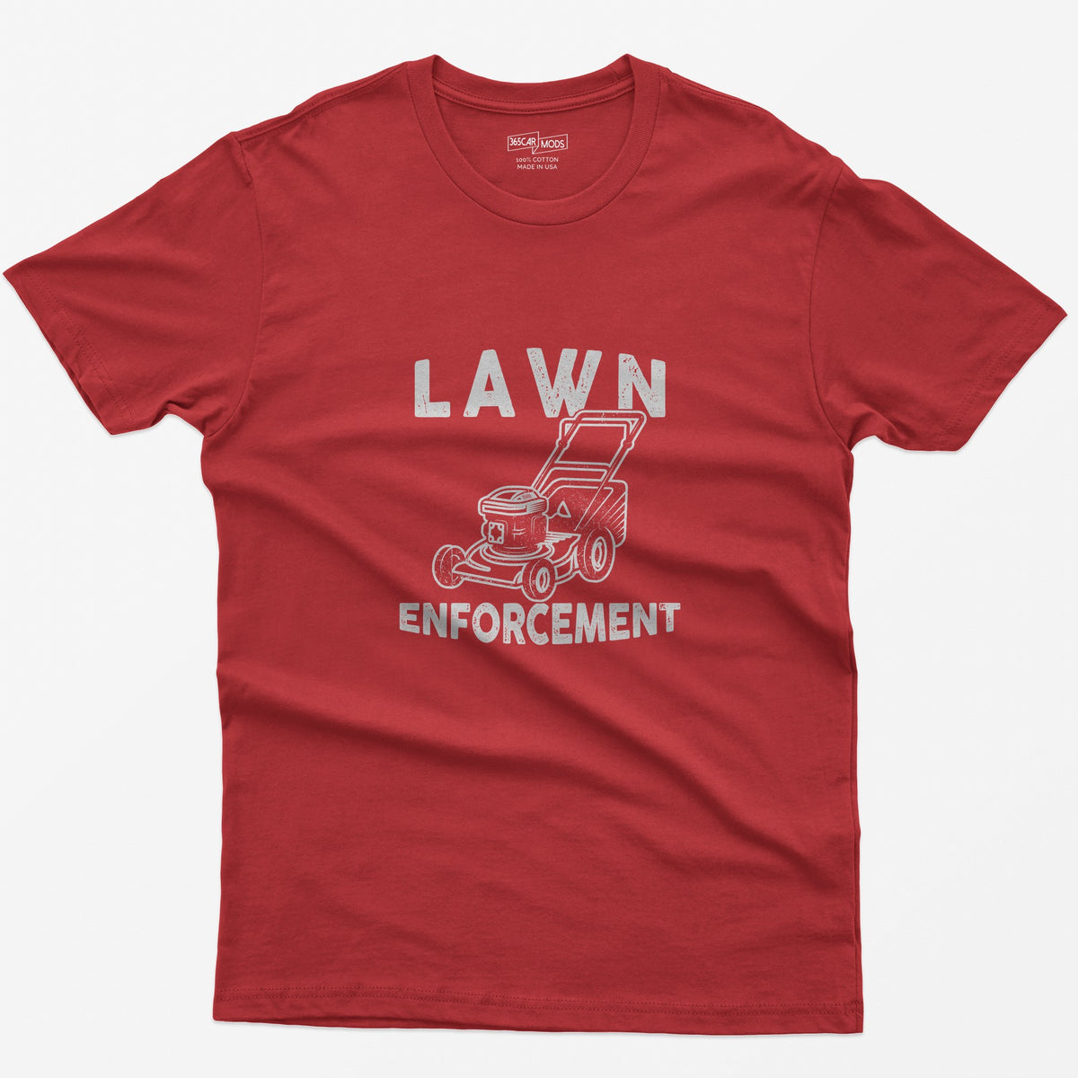 Lawn Enforcement T-Shirt - Red