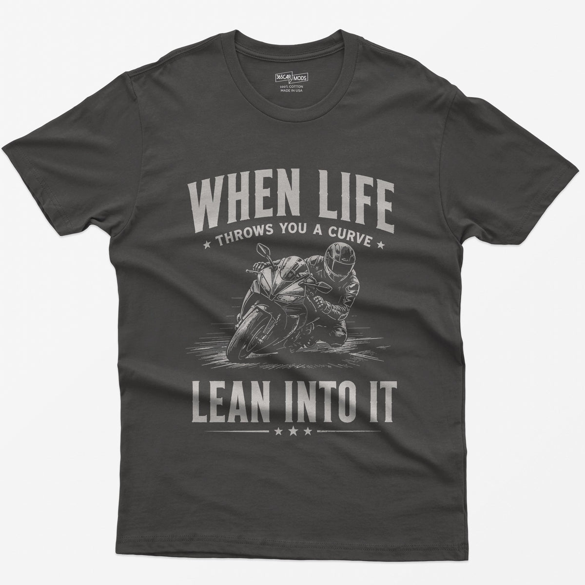 Lean Into It T-Shirt - Dark Heather