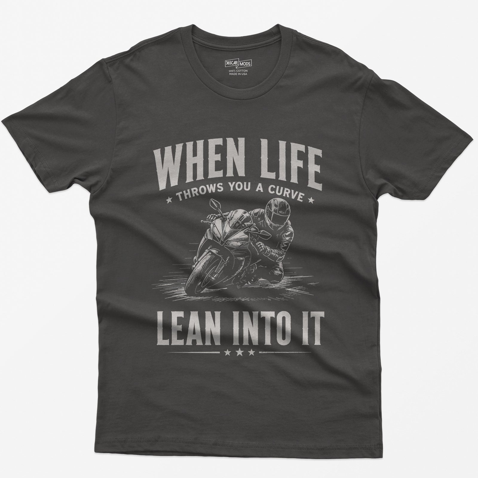 Lean Into It T-Shirt - Dark Heather