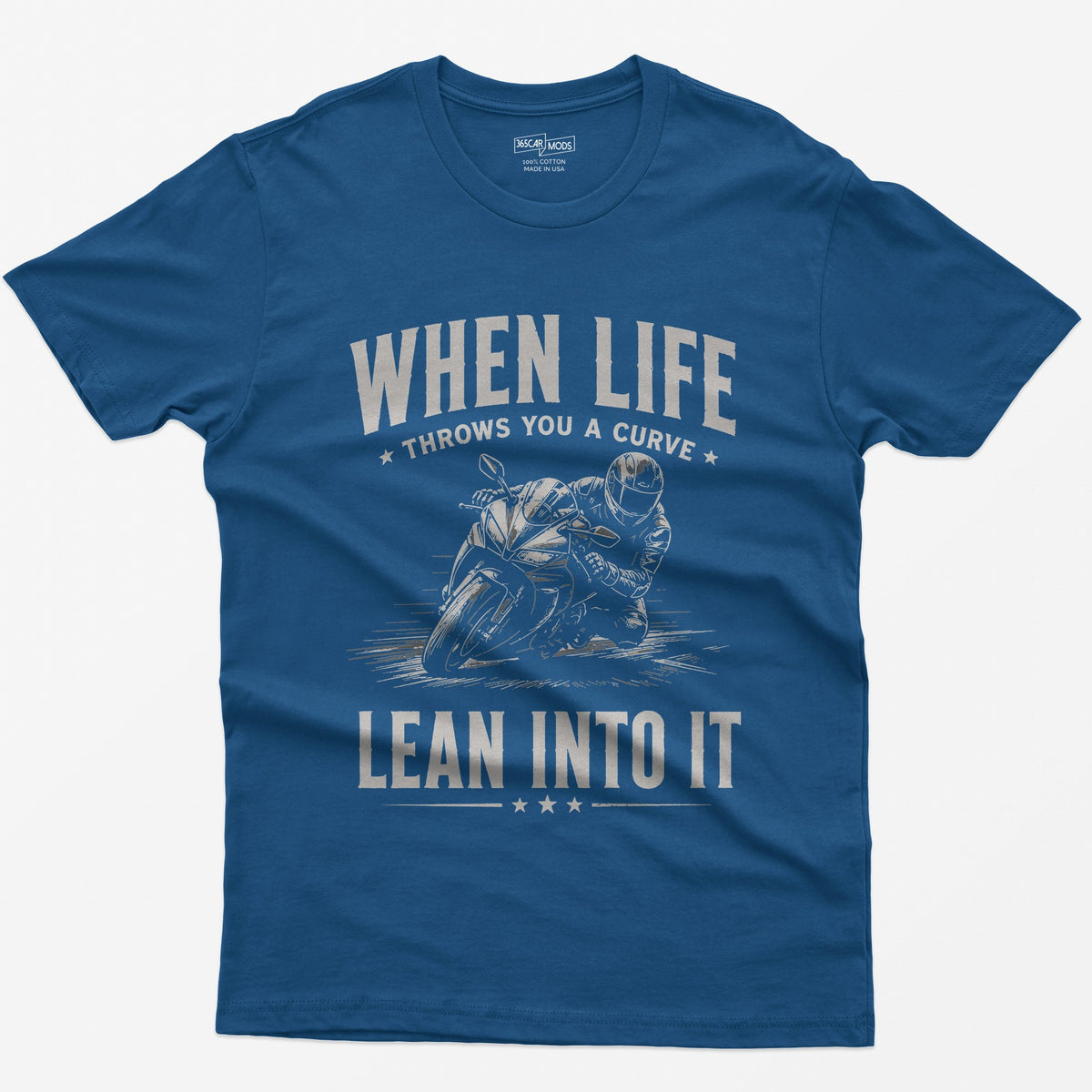 Lean Into It T-Shirt - Royal