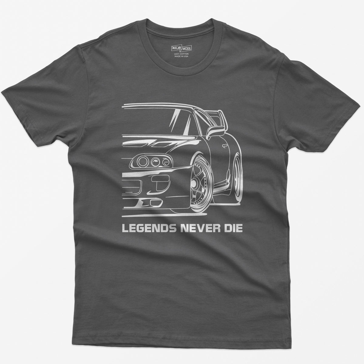 JDM Legends Never Die T-Shirt - Asphalt