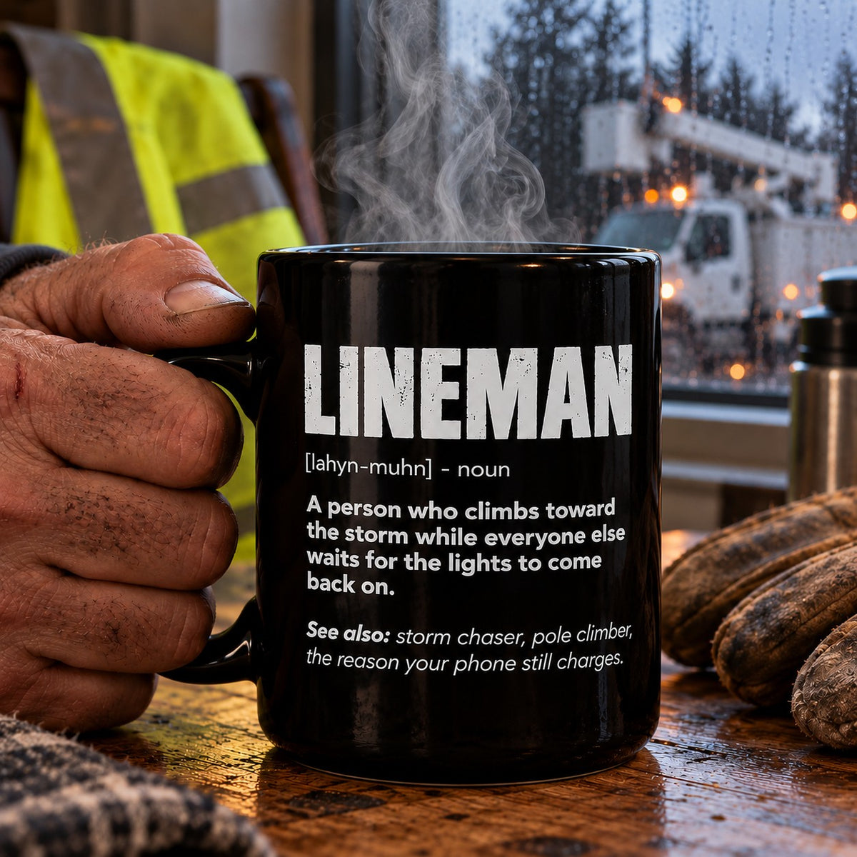 Lineman Definition Coffee Mug