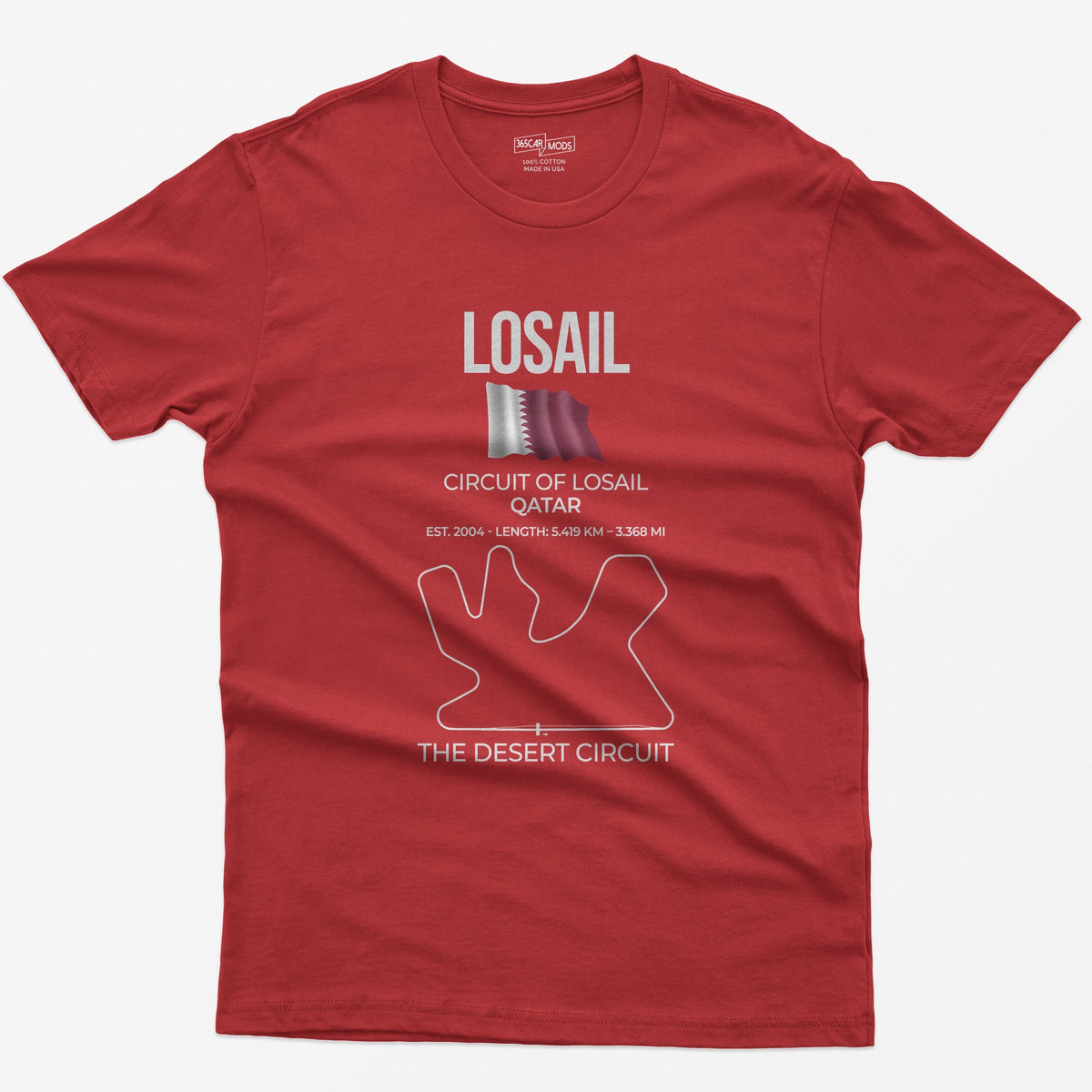 Losail Race Track T-Shirt - Red