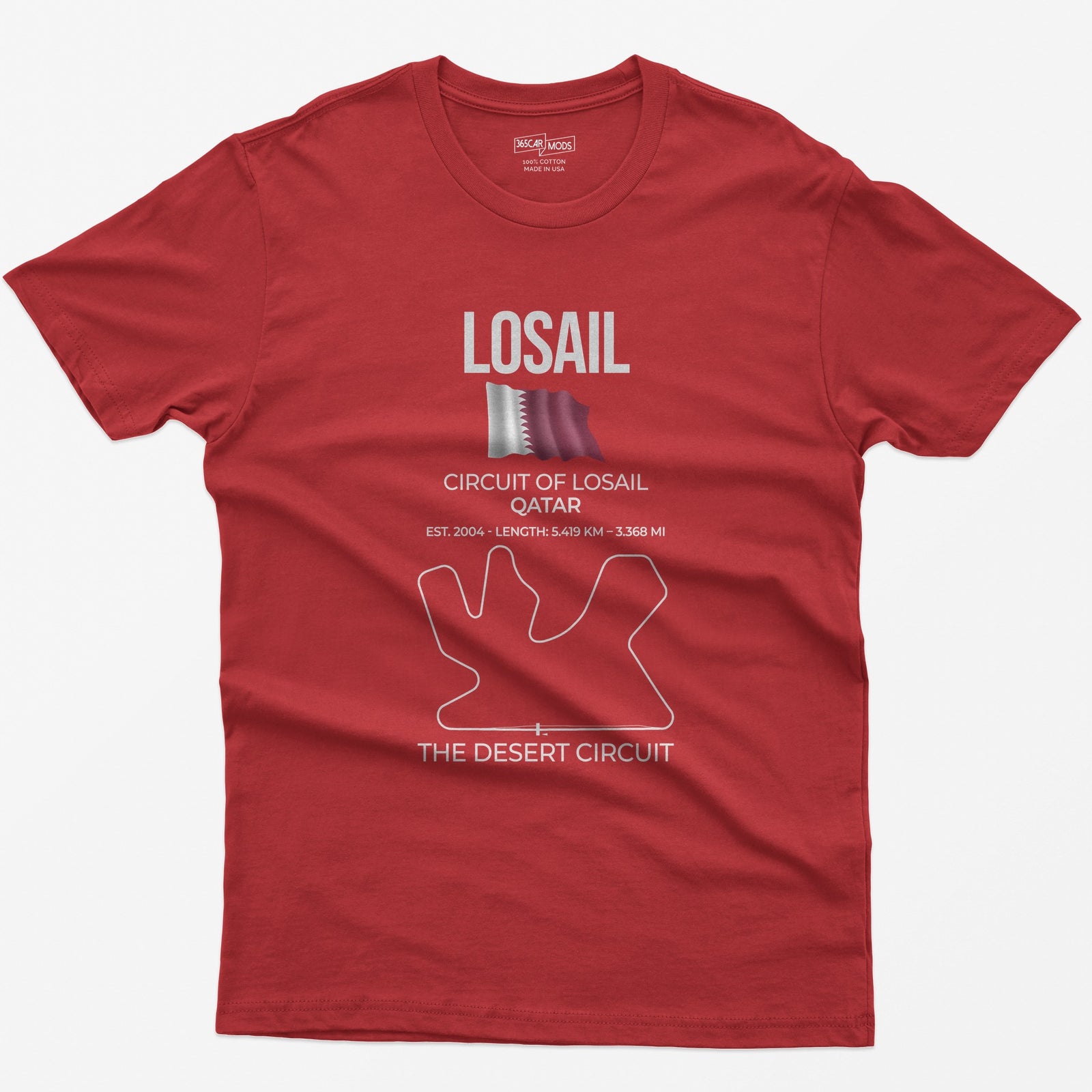 Losail Race Track T-Shirt - Red