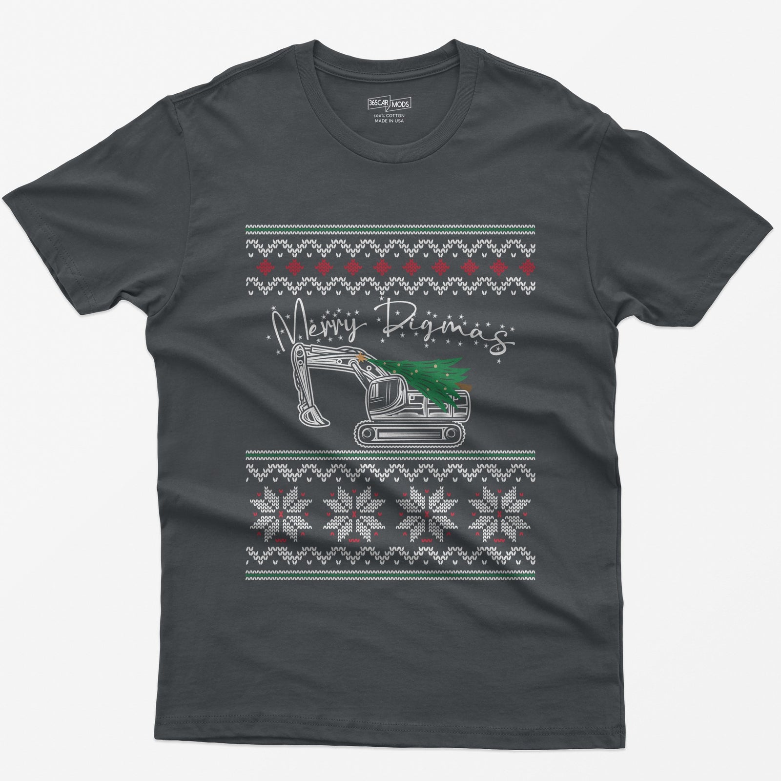 Merry Digmas Excavator T-Shirt - Charcoal