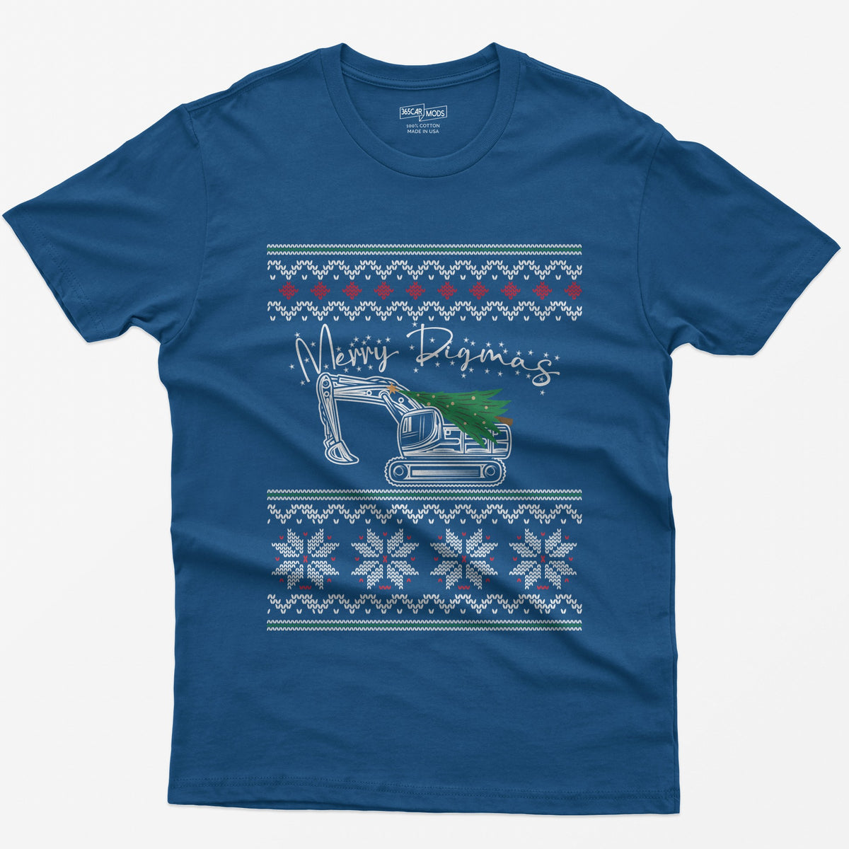 Merry Digmas Excavator T-Shirt - Royal