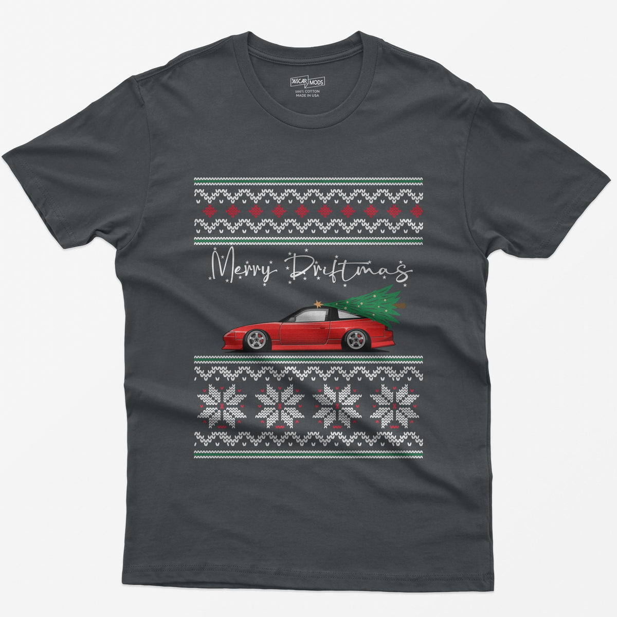 Merry Driftmas T-Shirt - Charcoal