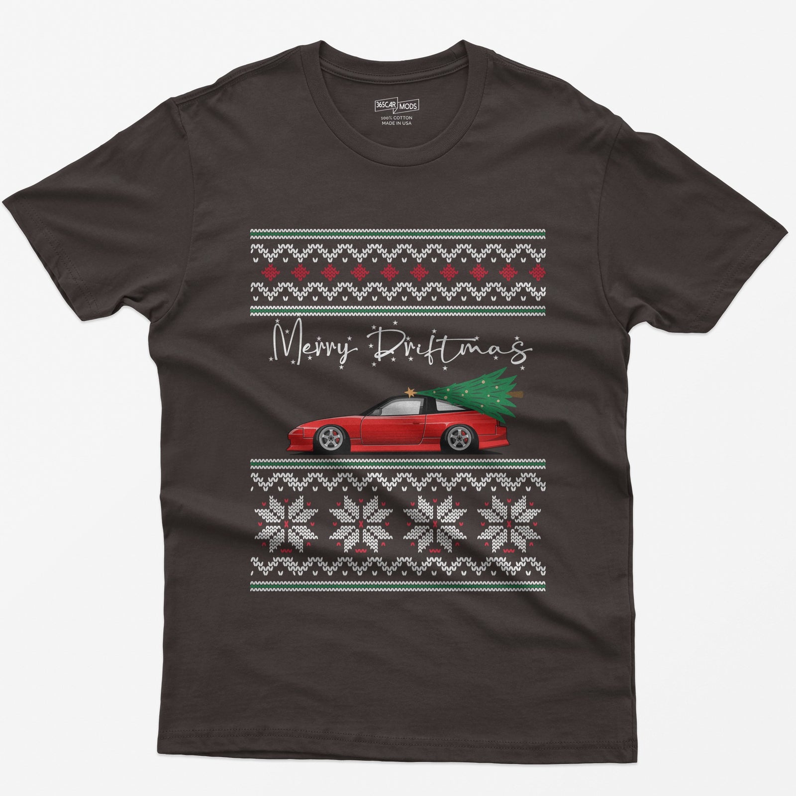 Merry Driftmas T-Shirt - Dark Chocolate