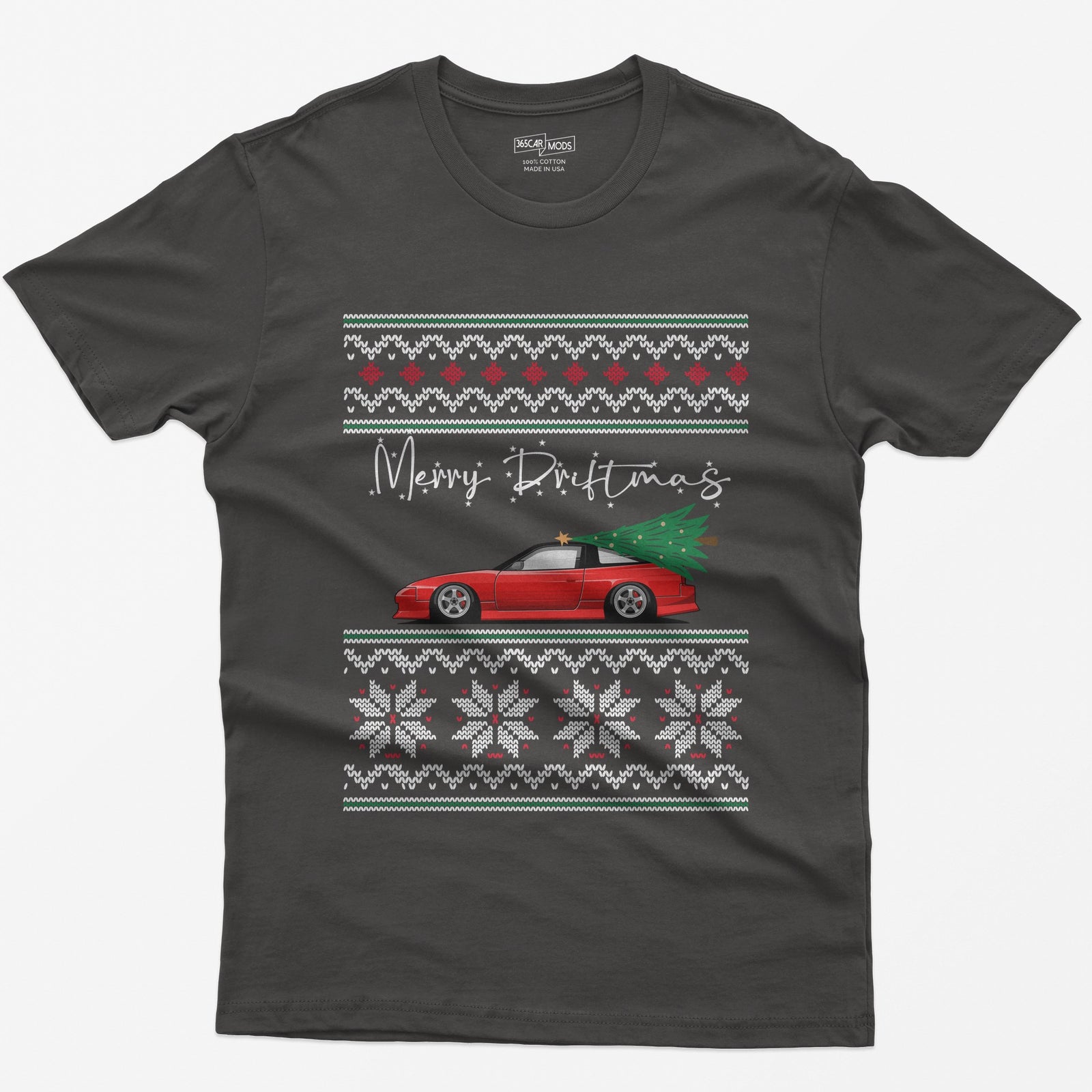 Merry Driftmas T-Shirt - Dark Heather