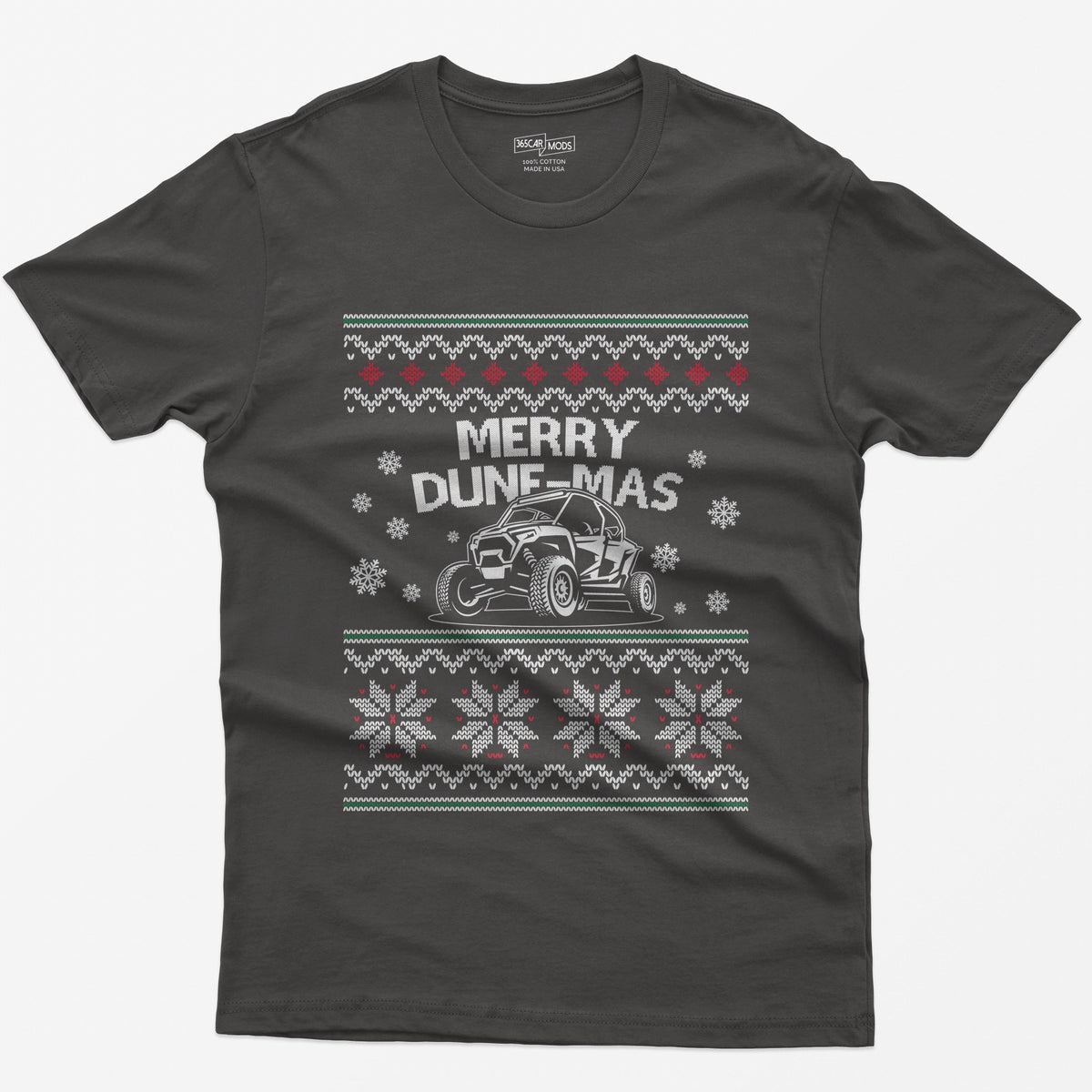 Merry Dune-mas UTV Christmas T-Shirt - Dark Heather
