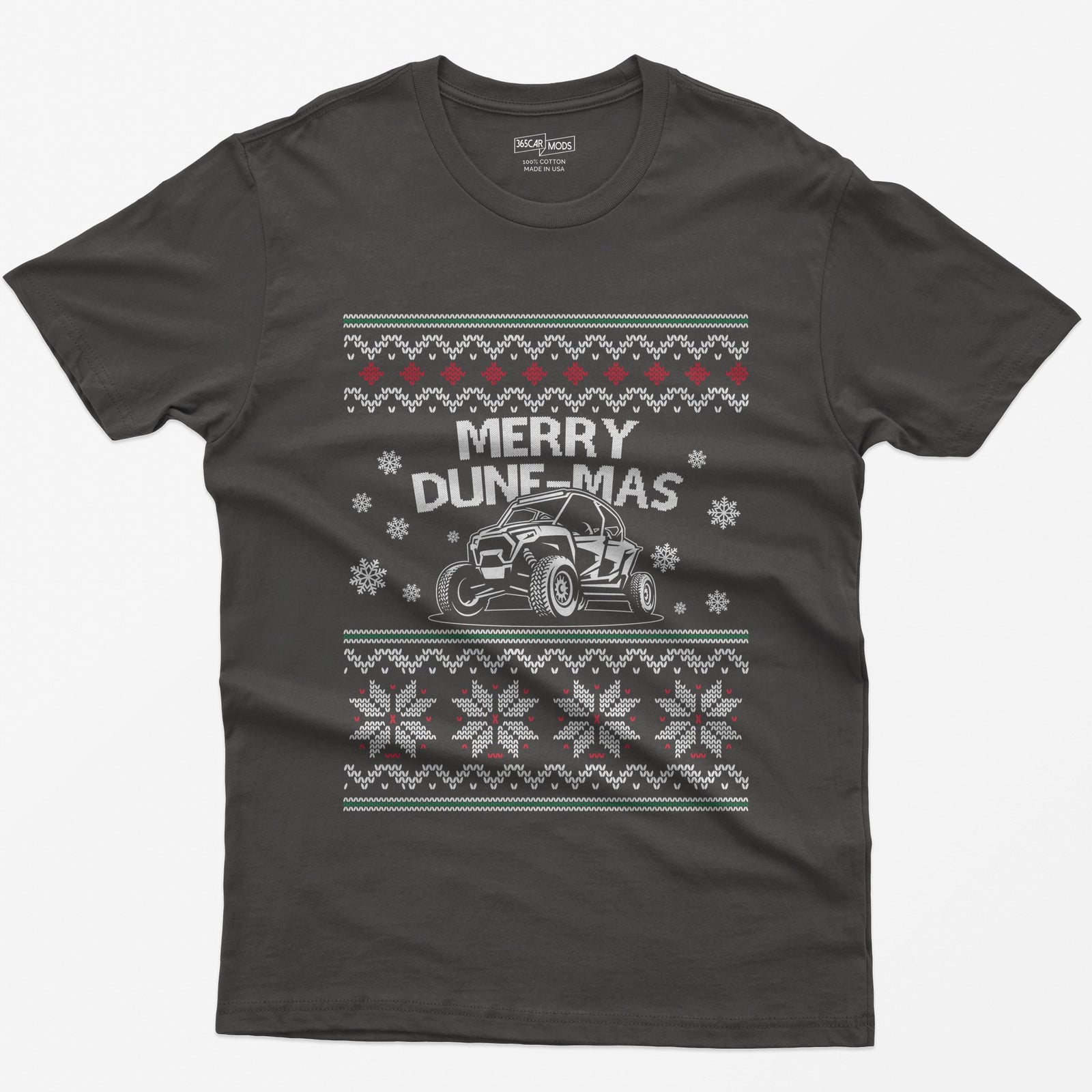 Merry Dune-mas UTV Christmas T-Shirt - Dark Heather