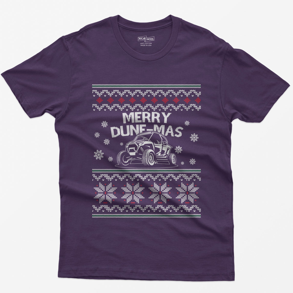 Merry Dune-mas UTV Christmas T-Shirt - Purple