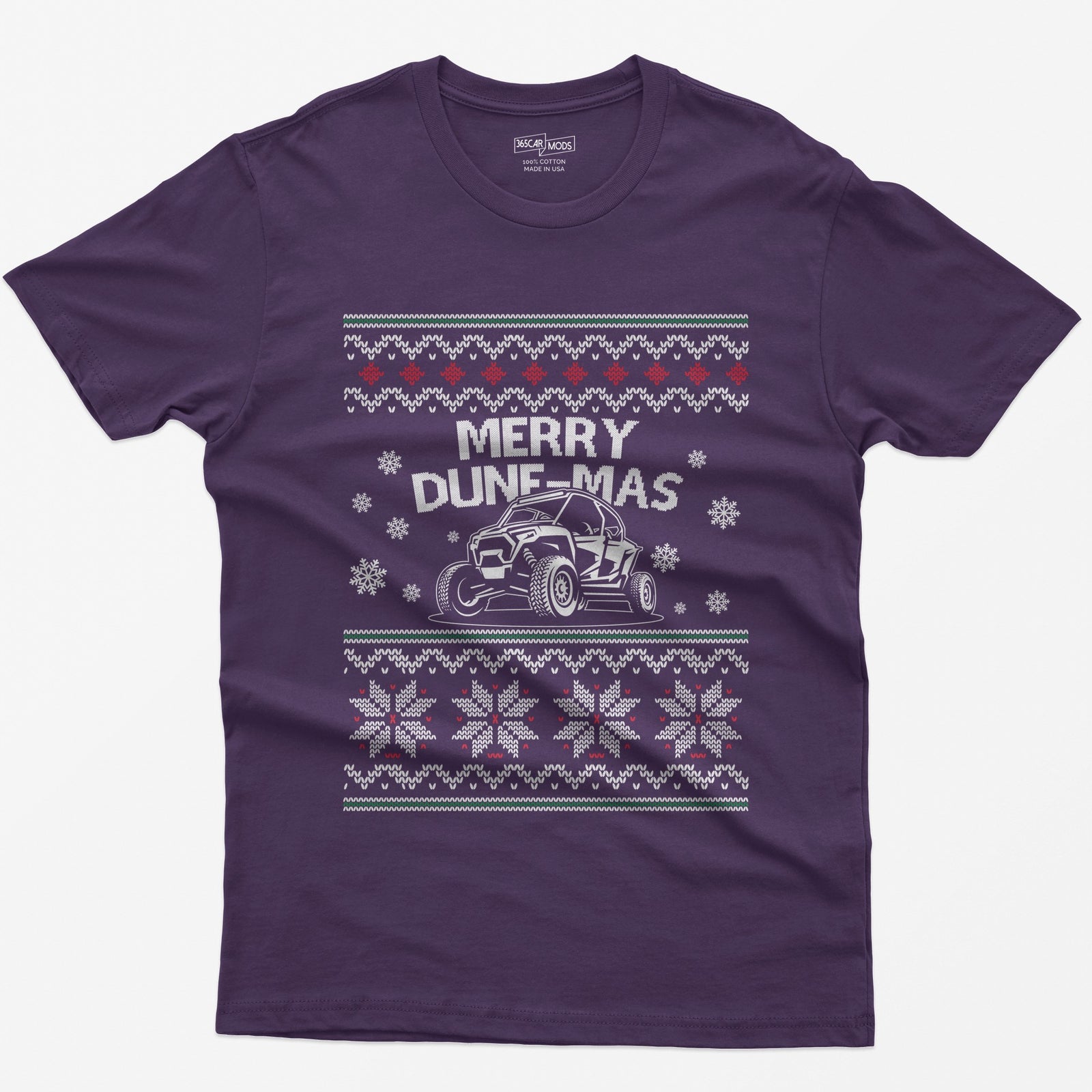 Merry Dune-mas UTV Christmas T-Shirt - Purple