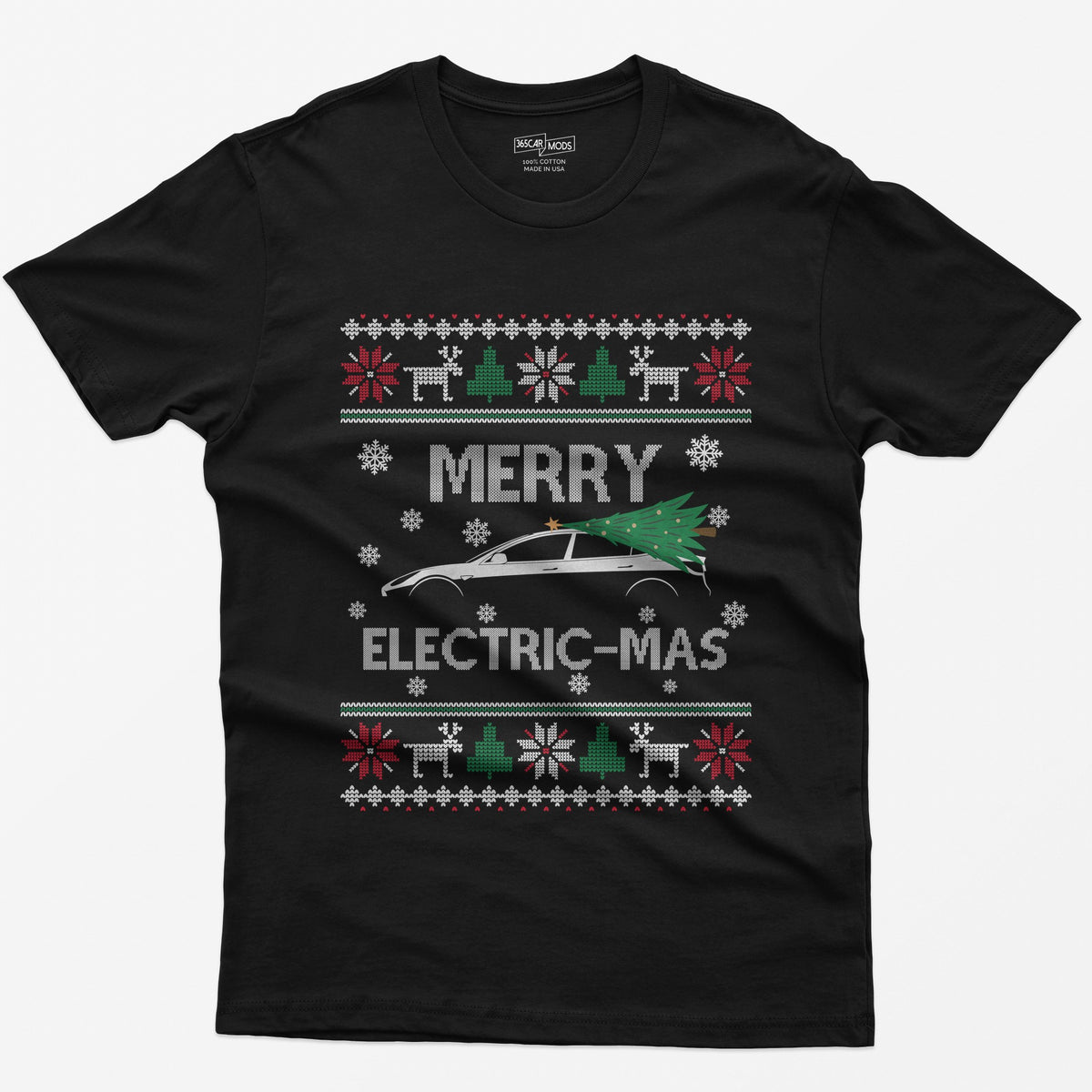Merry Electric-mas EV Christmas T-Shirt