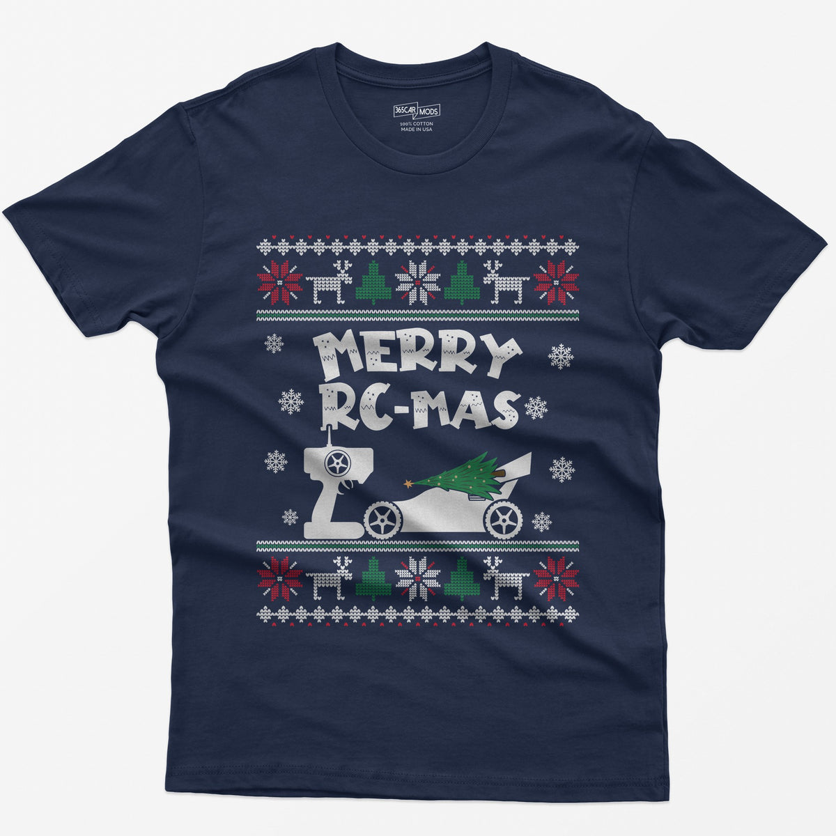 Merry RC-mas RC Car Christmas T-Shirt - Navy