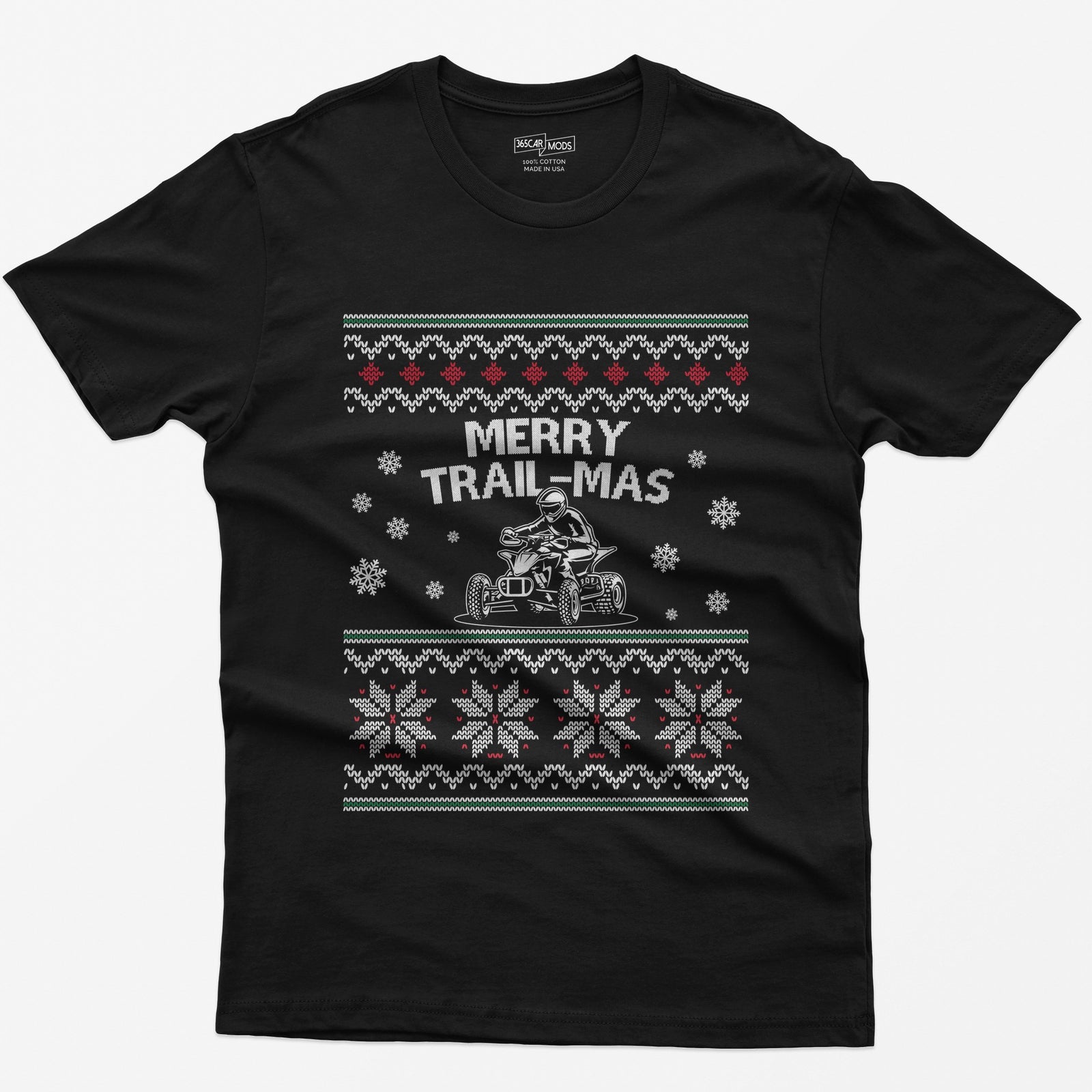 Merry Trail-mas ATV Christmas T-Shirt